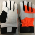 EN388 4142X EN420 24m/S Chainsaw Safety Gloves With Cut Protection Class 2