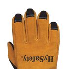 High Heat Resistance Firefighter Work Gloves 3D Shape Wristlet Cuff NFPA 1971